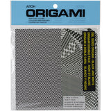 Aitoh Double Sided Origami Paper, 5.875 by 5.875Inch, Black and White, 24 sheets