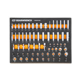 GEARWRENCH 68 Piece 1/4 Drive Master SAE Socket Set in Foam Storage Tray GWMSSKT14SAE