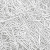 MARFOREVER 200g/7oz Crinkle Shredded Paper Filler for Gift Baskets, White Raffia Grass Confetti Cut Paper Shred for Christmas Ba
