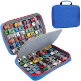 KISLANE Carrying Case for 48 Toy Cars, Kids Toy Cars Storage Case Hold 48 Toy Cars(Bag Only (Blue)