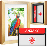 ANZAKY Photo Picture Frame Diversion Safe with Fireproof & Waterproof Money Bag, Hidden Compartment Storage to Shield your Money