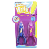 PenAgain Twist N Write 2 Pack Kids Learning Writing Assorted Colors (00073)