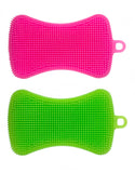 AHQQT 2PCS Silicone Dish Scrubber,MultiPurpose&Efficient Kitchen Gadgets