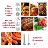 Meat Grinder Pasta Maker Attachment for ALL Kitchenaid Stand Mixers,for Kitchen aid Mixer Accessories Includes Metal Meat Grinde