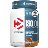 Dymatize ISO100 Whey Protein Powder Isolate, Chocolate Peanut Butter, 25g of Protein, 20 Servings, 5.5g BCAAs, Less Than 120 Cal