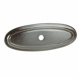 GlideRite Hardware 3 inch Long 1034SN25 Thin Oblong Ring Cabinet Back Plate, 25 Pack, 3, Satin Nickel Finish