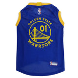 Pets First NBA GOLDEN STATE WARRIORS DOG Jersey, Small - Tank Top Basketball Pet Jersey