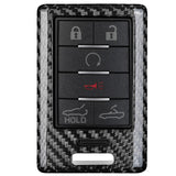 T-Carbon Key Fob Cover - Real Glass Fiber Protector Compatible with Corvette C6 C7 2014-2019, Cadillac ATS CTS DTS XTS SRX STS E
