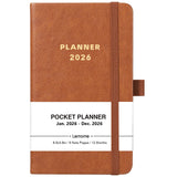 2026 Pocket Calendar - 2026 Pocket Planner from Jan.2026 to Dec. 2026, Small Calendar Planner for Purse, 6.4 x 3.8