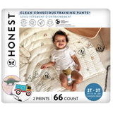The Honest Company Clean Conscious Training Pants for Sensitive Skin | Hypoallergenic, Fragrance Free | Rompin' & Stompin' + Dig
