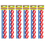Teacher Created Resources Patriotic Border Trim, 35 Feet Per Pack, 6 Packs