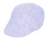 Zacharias MenS Cotton Blend Summer Beret Golf Ascot Cap Hs948 (Blue_Free Size) (Pack Of 1)