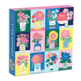 Galison Ever Upward Jigsaw Puzzle, 500 Pieces, 20x 20- Colorful Jigsaw Puzzle Featuring Illustrations by Emily Taylor - 