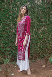 Gosriki Women'S Rayon Blend Straight Chikankari Embroidered Kurta (Victoria Pink-Gs_5Xl_Beige_Xxxxx-Large),Pink,5,B0D1Y5TWM4