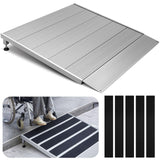 Yaocom Aluminum 36 Adjustable Threshold Ramp with Adjustable Height Door Threshold Ramp for Wheelchairs Scooters Power Chairs Do