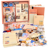 Votdot (346Pcs) Paper Junk Journal & Scrapbook Kit, Scrapbooking Supplies Kit With Creative Decor Journaling Supplies, Stationer