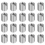 HARFINGTON 20pcs Thread Repair Inserts M8 x 1.25 Male to M5 x 0.8 Female Thread 10mm Long Stainless Steel Reducing Nuts Metric S
