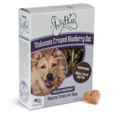 The Lazy Dog Cookie Co. Crunchy Dog Treat, Molasses Crisped Blueberry Oat, Cookies for Small, Medium and Large Dogs, Wheat-Free,