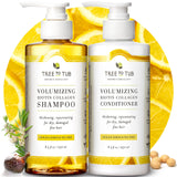 Tree To Tub Biotin Shampoo and Conditioner Gentle Hair Thickening Shampoo and Conditioner for Fine Hair, Sensitive Scalp Sulf