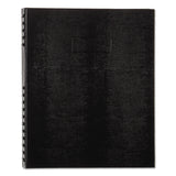 Blueline A10150BLK NotePro Notebook 11 x 8 1/2 White Paper Black Cover 75 Ruled Sheets