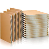 Epakh 22 Pcs Spiral Journal Notebook A5 Bulk Back to School Supply, Brown