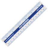 Rok Hardware Measuring Plastic Flexi 6 Easy Read 15 cm English Metric 150 mm Ruler Converter, ROKRULER