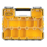 DEWALT Small Parts Organizer, Hardware Storage Box with Removable Dividers, 10Compartment (DWST14825)