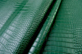 Wento Alligator Skin PU Leather Crocodile Upholstery - Leather Fabric by 2 Yards