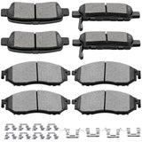 SCITOO Ceramic Disc Brake Pads Set fit for Infiniti FX35 FX45 G35 M35 for Nissan 350Z