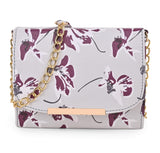 Adisa Women Girls Floral Print Sling Bag (Sl5072-Grey_Grey-Burgundy),Grey-Burgundy,,B0CW9NY7RX
