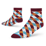 Dynamocks MenS And WomenS Combed Cotton Ankle Length Socks (Pack Of 1) (Dandy, Multicolour, Free Size) (Ca Dandy Maroon)