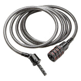 Kryptonite Keeper 512 Combo Bike Lock, 4ft. x 5mm Braided Steel Cable Anti-Theft Security Cable Lock with 4-Digit Combination fo