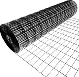 Gareinwuds Hardware Cloth for Chicken Wire Fencing of Chicken Coop-2x3in Mesh AWG 16 Gauge 24in x 50ft Black Vinyl Coated Welded