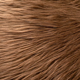Qidkeo Faux Fur Fabric for Crafts, Gnomes, Animal Costumes, Cushions, Decorations Brown 20x20in