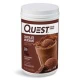 Quest Nutrition Chocolate Milkshake Protein Powder, 22g Protein, 2g Net Carbs, 1g Sugar, Low Carb, Gluten Free, 1.6 Pound, 24 Se