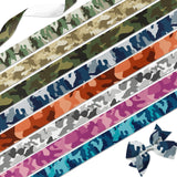 NUVCELKA Camo Ribbon 8 Pack, 3/8 Inch 24 Yards Camouflage Grosgrain Ribbons for Crafts, Bows, Party Decorations, Gift Wrapping