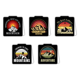 woopme Adventure Mountain Printed Magnetic Bookmark for Students Boys Girls Book Lovers Readers Gift Magnetic Page Clips Folding