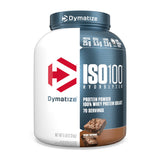 Dymatize ISO100 Whey Protein Powder Isolate, Fudge Brownie, 25g of Protein, 5 Pound, 5.5g BCAAs, Less Than 120 Cal., Gluten Free