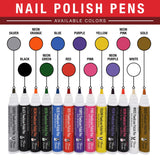 Warren London Pawdicure Dog Nail Polish Pens | Made in USA | Quick Dry, Low Odor, Non-Toxic Dog Accessories | Ideal for Dog Birt