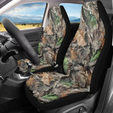 Whosucclay Camo Oak Hunting Front Car Seat Covers, 2 Pieces Car Seat Protector for Women, Car Seat Protectors Car Seat Cushion A
