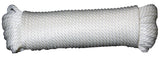 T.W Evans Cordage Co. 44-128 3/8-Inch Solid Braid Nylon Rope 100-Feet Hank