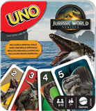 Mattel Games UNO Jurassic World Rebirth Card Game in a Collectible Tin for Kids, Adults & Family with Special Rule & Images Insp
