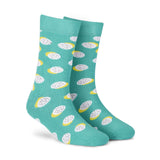 Dynamocks MenS And WomenS Combed Cotton Crew Length Socks (Pack Of 1, Multicolour, Free Size) (In, Alpha, Free Size, W048RpN