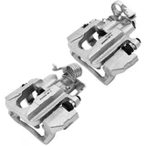 cciyu 18B5263 18B5262 Rear Left & Right Brake Calipers with Bracket fit For 2011-2018 For Ford Explorer,2010-2017 For Ford Flex,