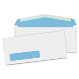 Business Source 42205 Security Window Envelopes,No. 10Inch ,41/8Inch x91/2Inch ,500/BX,WE
