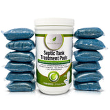 Natural Elements Septic Tank Treatment Pods | 1-Year Supply, Pack of 12 | Eco-Friendly Bacteria & Enzymes Formula | Prevents Bac