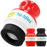 Solar Buddies Sunscreen Applicator - Full Red & Black Duo - BPA-Free Refillable Roll on Sponge Sunscreen,Suncream & Lotion Appli
