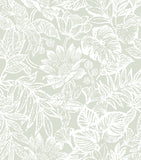 Micpolo Peel and Stick Wallpaper Modern Wall Paper Green Boho Contact Paper Bedroom Bathroom Wallpaper Peel and Stick Light Gree