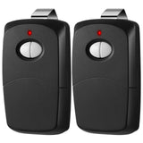 Kingdder 2 Pcs Two Button Gate Remote Control Compatible with Linear Multicode 10 Dip Switch Garage Door Remote Opener 3089 3060
