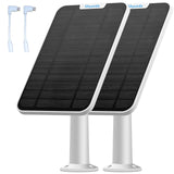 4W Solar Panel Charging Compatible with Eufycam 3/3C/2C/2C Pro/2/2 Pro/E20/E40/E/S40/S220/S300/L40, with 13.1ft Waterproof Charg
